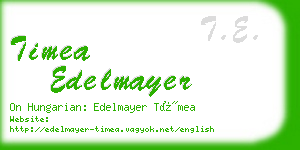 timea edelmayer business card